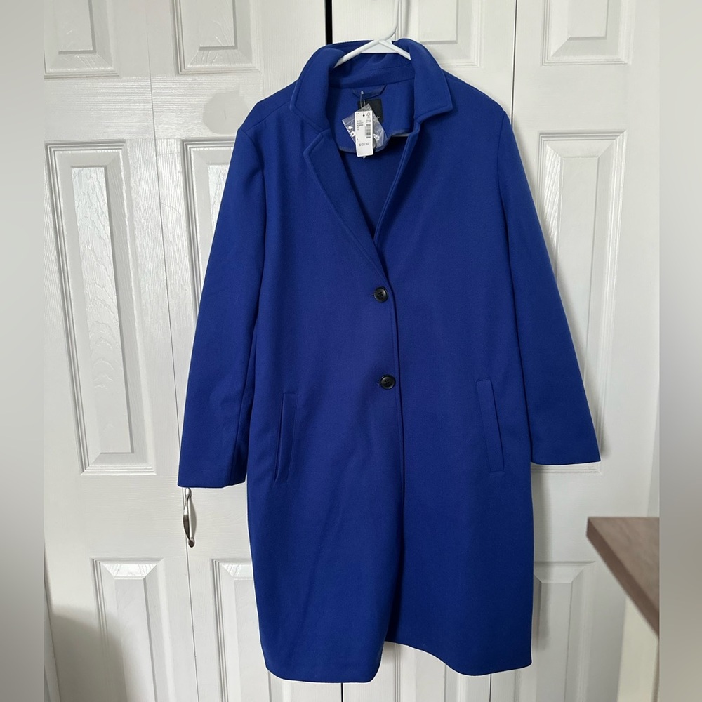 NEW Reitmans Blue Coat (L) - Picture 2 of 9